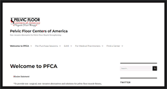 Desktop Screenshot of pelvicfloorcenters.com