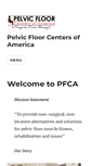 Mobile Screenshot of pelvicfloorcenters.com